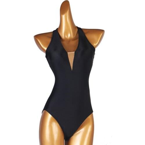 Latin Dance Body Suit sleeveless Top Performance Clothes Profession Custom Female Adult Child Practice Clothing