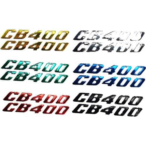 Motorcycle 3D Emblem Badge Decal Tank Wheel CB400 Sticker For Honda CB400 CB400SF CB 400 Super Four VTEC