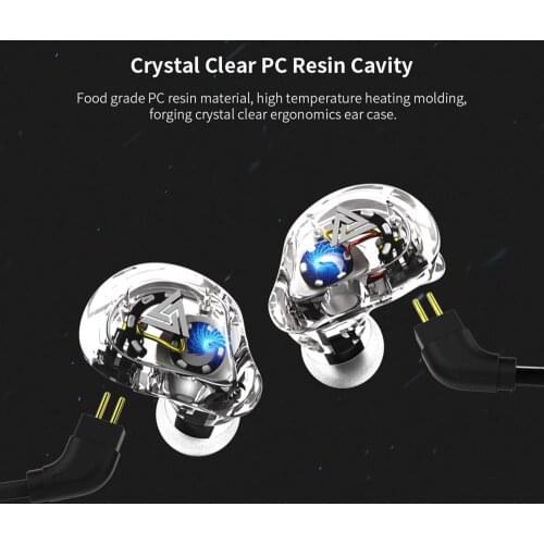 QKZ VK1 4DD In Ear Earphone Super Bass Stereo HIFI DJ Running Sport Earphones Earplug Headset Earbud