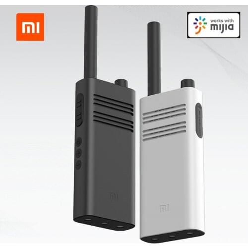 2020 new Xiaomi Mijia Walkie Talkie Lite Civil 5 Km Intercom Outdoor Handheld Mini Radio Talkie Walkie with mi home app