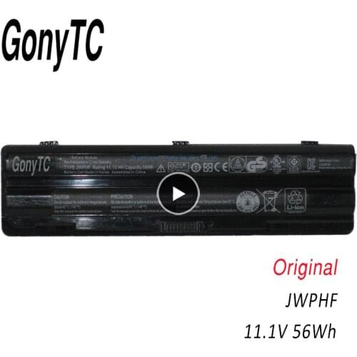 GONYTC Original JWPHF Laptop Battery For Dell XPS L401x L501x L502x L701x L702x L721x J70W7 JWPHF R795X WHXY3 R4CN5
