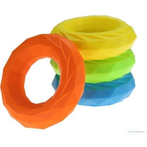 Rooxin Strength Hand Grip Ring Muscle Power Training Rubber Ring Fitness Body Building Carpal Expander Training Finger Ring