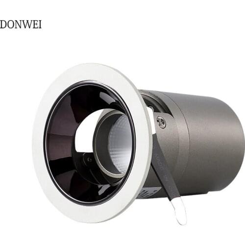 DONWEI Super Bright 7W 10W 12W COB LED Spotlight Outdoor Wall washing lamp Recessed Indoor Kitchen Ceiling Cabinet LED Downlight