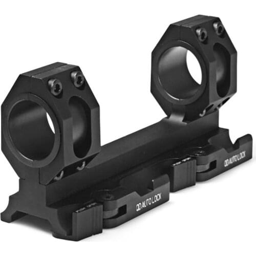 Tactical QD Mount 25mm-30mm Caliber Dual Ring Cantilever 20mm Rail Mount Heavy Duty Rifle Scope Mount for Hunting Accessory