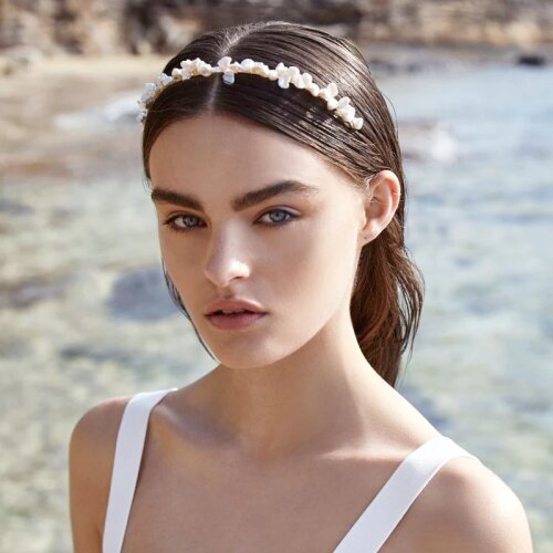 2020 High Quality Freshwater Pearl Headpiece Bohemian Exquisite Women Hair Accessories Adds Charm Beach Jewelry Temperament gift