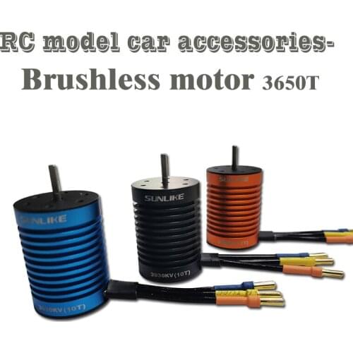 1:10 Parts SL3650T Waterproof 3000KV/13T 3300KV/12T 3930KV/10T 4730KV/9T Brushless motor RC Car Boat Motor 45A ESC
