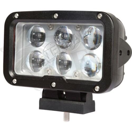 2pcs 60W LED work light cannon driving super spotlight day maker for 4x4 offroad pick up trucks tractors headlamps