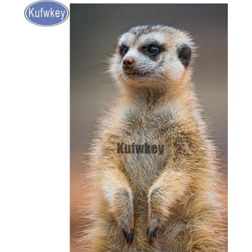 Meerkat painting diamond mosaic,5d diy diamond painting full square drill,cross stitch,picture of rhinestone embroidery animal