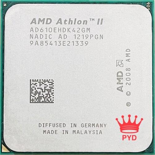 AMD Athlon II X4 610e 2.4 GHz Quad-Core CPU Processor AD610EHDK42GM Socket AM3