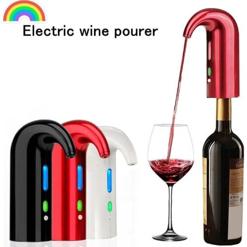 Automatic Wine Aerator Decanter Wine Liquor Pourer Red Wine Quick Aerator Hopper Filter Set Essential Equipment Bar Tools