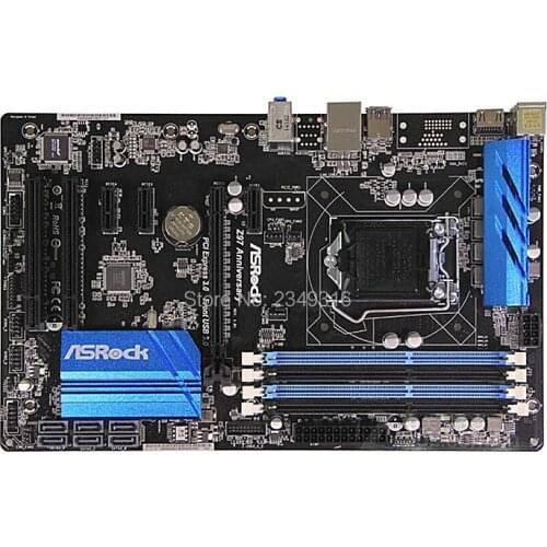 Used original slot LGA1150 Z97 motherboard for ASRock Z97 Anniversary desktop board USB3.0 SATA3 DDR3