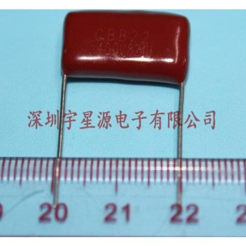 Free shipping CBB22 0.82UF 824J 400V pitch 20mm 50pcs/lot