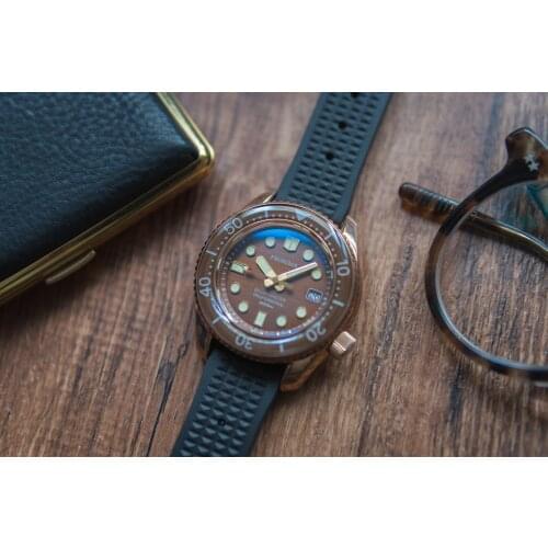 Proxima MM300 SBDX001 Bronze Diver Dive Watch NH35 Movement Sapphire Bezel Insert C3 Luminous