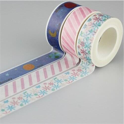 15mm X 10m Orchid grass Planet Zebra Line Decorative Washi Tape Diy Scrapbooking Masking Tape School Office Supply
