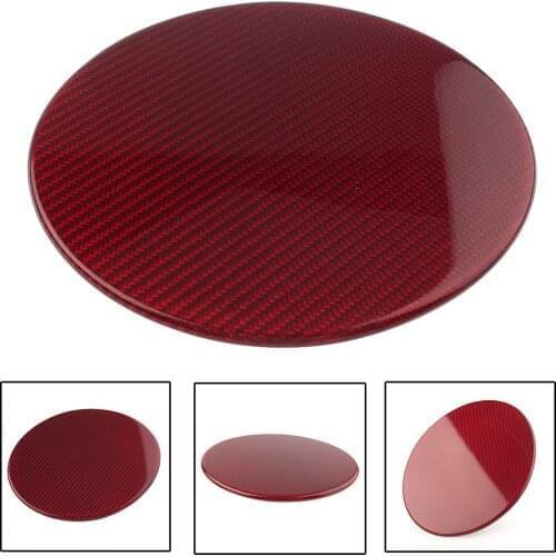 For Toyota 86 56 Subaru BRZ Car Oil Fuel Tank Cap Cover Trim Red Carbon Fiber Styling ABS Accessories