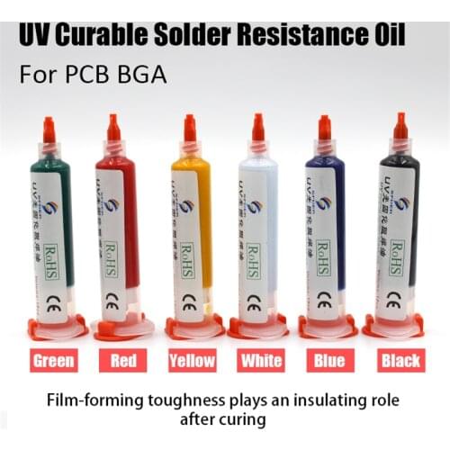 10ML UV Solder Flux Prevent Corrosive Arcing Welding Fluxes Oil Soldering Paste Flux Tool Photosensitive Inks For PCB BGA Paint