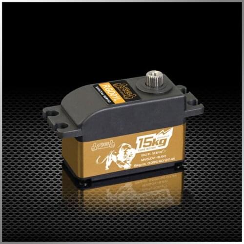 KINGMAX RGD01L 52g 15kg.cm digital metal gears high Voltage waterproof low profile servo for RC 1/8 1/10 car