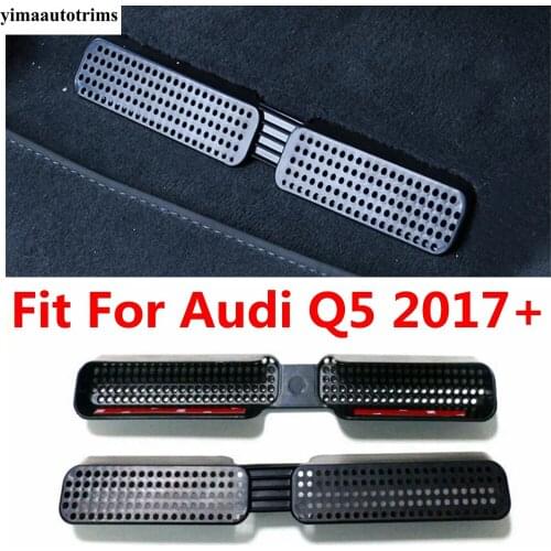 For Audi Q5 2017 - 2020 Under Seat AC Air Duct Vent Outlet Protective Grille Cover Trim Plastic Accessories Interior Kit
