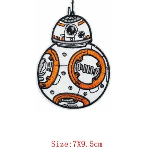 Trendy robot clothing accessories, embroidery appliqués, adhesive stickers, seam-hot patches