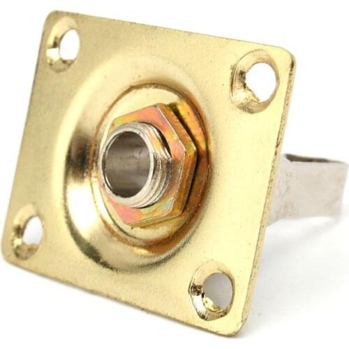 New Square Style Jack Plate Guitar Bass Jack 1/4 Output Input Jack Socket For Electric Guitar Parts & Accessories Gold