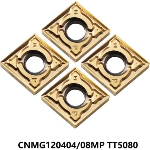 Original CNMG120404 CNMG120408 MP CNMG120404MP CNMG120408MP TT5080 Turning Tool Lathe Cutter CNC Carbide Inserts CNMG Cutting