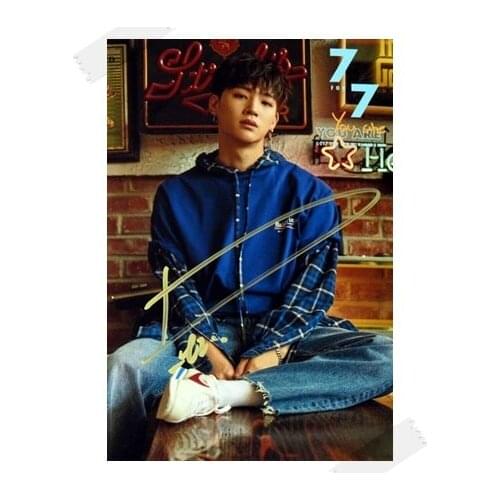 Signed GOT7 GOT 7 JB autographed photo 7 FOR 7 6 inches free shipping 102017B