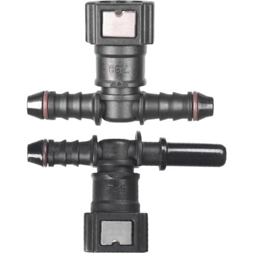 Fuel delivery system Oil Backflow Pipe 7.89mm 5/16" 3way tee quick connector