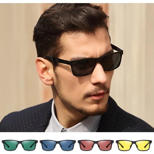 Fashion Square Frame Retro Large Square Decorative Pattern Sunglasses Men Versatile Big Motion Frame Sunglasses Driver Goggles