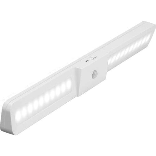 LED Closet Light , 20 LED Rechargeable Wireless Under Cabinet Lights, Motion Sensor Night Light For Bedroom Counter