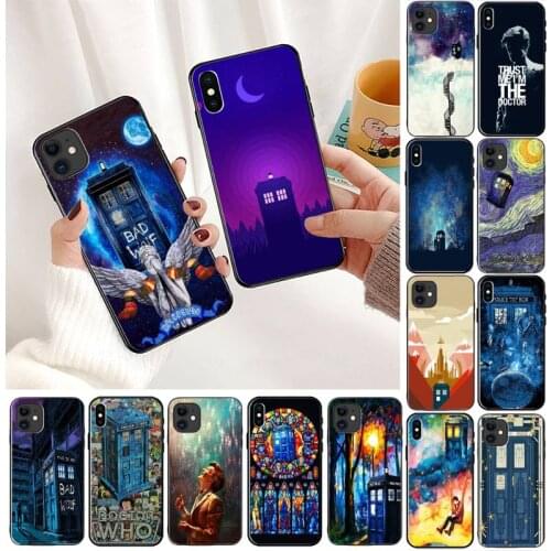 TOPLBPCS Doctor who Phone Case For iPhone 11 8 7 6 6S Plus 7 plus 8 plus X XS MAX 5 5S XR 12 11 Pro max se 2020 Funda Cover
