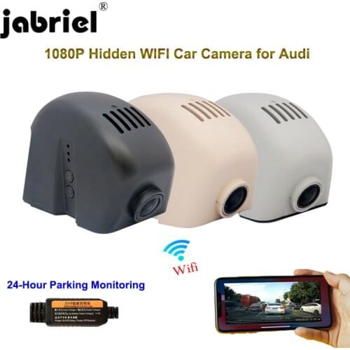 Jabriel Hidden 1080P auto Car Camera dash cam 24 Hour Recorder rear camera for audi a3 8p 8v a4 b8 b6 b7 a6 c5 c6 c7 a5 a1 q5 q7