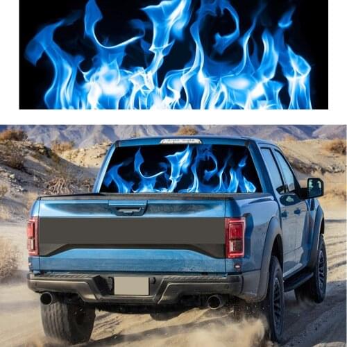 Cross-country flame totem ford F150 vinyl stickers nissan NAVARA mitsubishi L200 lathe decals after pickup truck accessories