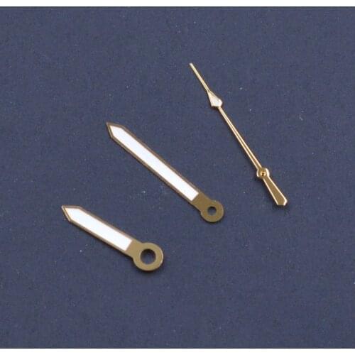Green Luminous Watch Hands Golden edge Fit Japan NH35 NH36 Movement watch parts SKX/SBBN P36