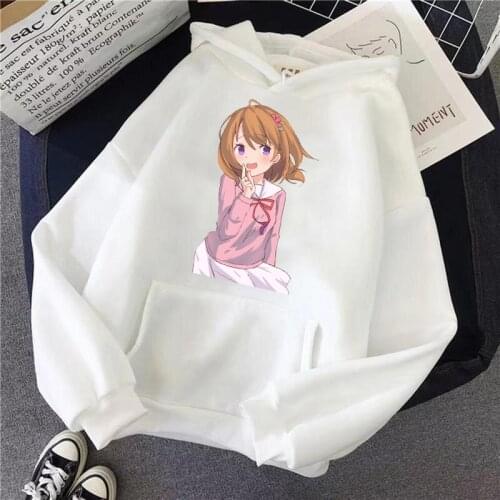 Girlish Heart Cartoon Anime Women Hoodie Cute Lovely Small Clear 2021 Korean Style Harajuku Hoodie Fashion Cow Print Top