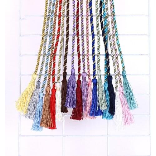 10Pcs/Set 110cm Tassel Tie Rope Curtain Strap Indoor Decorations DIY Accessories Tassel Rope Hanging