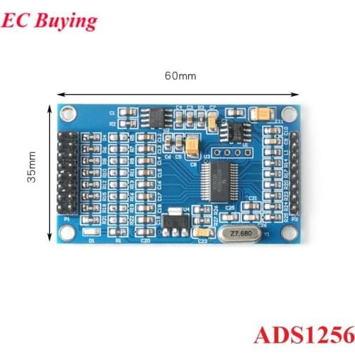 ADS1256 24bit 8 Channel ADC AD Module High Precision ADS1256IDB ADC Collecting Data Acquisition Module 5V SPI Interface