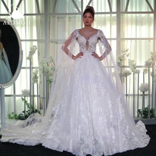 Aedmgh Ball Gown Vintage Wedding Dresses 2021 Sweetheart Sleeveless Ribbon Vestido De Novia Lace Appliques Backless Bride Dress