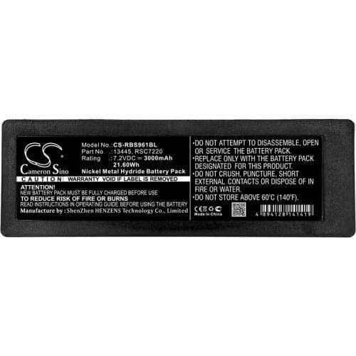 Cameron Sino 3000mAh Battery for Scanreco 590,592,790,960,Cifa,Effer,Fassi,RC400,RC590,RC960, please note 3 Electrical Contacts