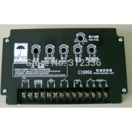 Free Shipping C1000A SPEED CONTROLLER Generator accessories speed controller governor speed control board