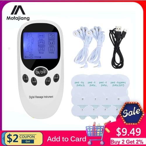 6 Models Electric herald Tens Muscle Stimulator Ems Acupuncture Body Massage Digital Therapy Machine Electrostimulator