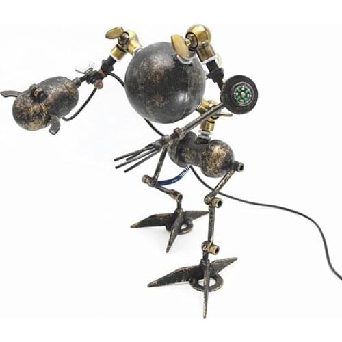Cool! Novel and creative personalit retro mechanical 'Beetle'robot bar DIY American country industrial bar hotel restaurant bar