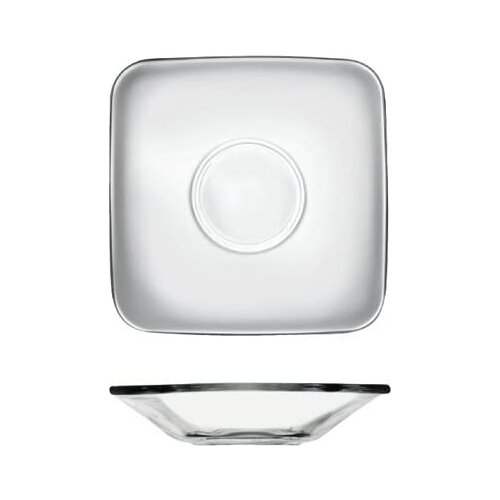 Pasabahce Tea Glass Plates Set of 6 54261 Glass for 6 People