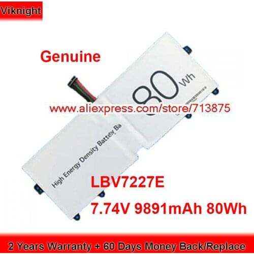 Genuine LBV7227E Battery 2ICP6/90/114 for Lg Gram 17Z90N 7.74V 9891mAh 80Wh