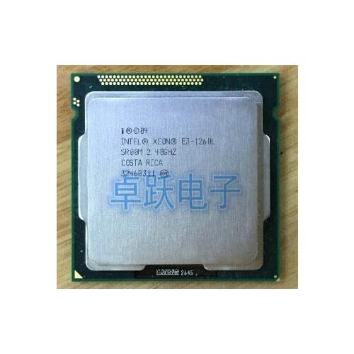 Intel Original Xeon CPU Processor E3 1260L 2.4GHz L3 8M Quad-Core TDP 45W CPU For HP GEN8 E3-1260L