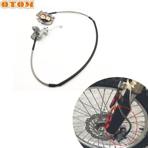 OTOM Front Hydraulic Brake Master Cylinder For HONDA CR125R CR250 CRF250X CRF450R CRF450X Dirt Bike Caliper Upper and Lower Pump