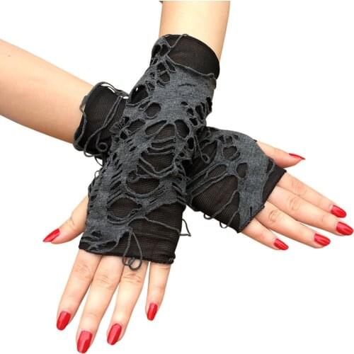Halloween Gloves Beggar Black Hole Gloves Punk Dark Gloves Cosplay Clothes Accessories Gloves