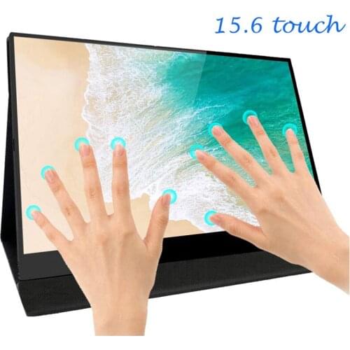 15.6 inch IPS screen Ultra-thin Touch laptop computer HD portable monitor with Type-C USB