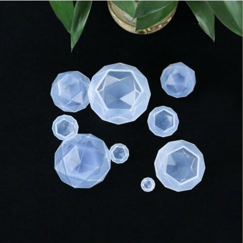 Transparent Silicone Mould Dried Flower Resin Decorative Craft DIY diamond gem Mold epoxy resin molds for jewelry
