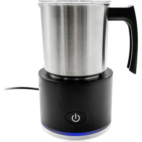 Milk Frother, Electric Milk Frother and Steamer, Large Capacity Automatic Foam Maker for Hot & Cold Milk Foam, Stainless Steel C