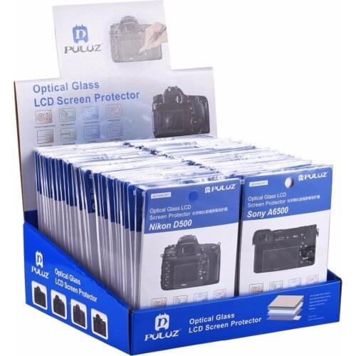 Wholesale 60 PCS/Lot PULUZ 2.5D Curved Edge 9H Surface Hardness Tempered Glass Screen Protector Kits for Canon 5D Mark IV/III